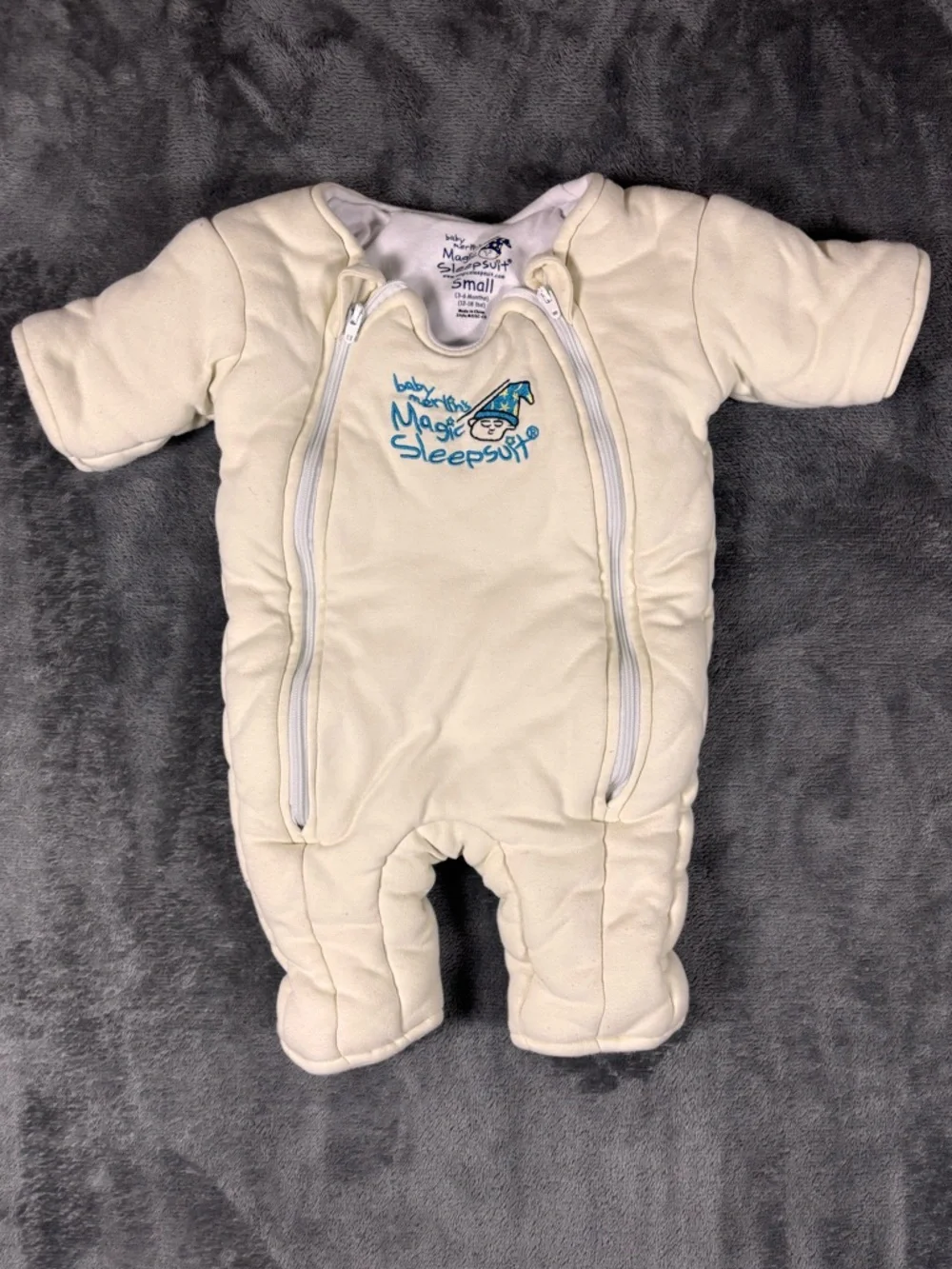 Baby Merlin's Magic Sleepsuit Yellow SMALL (3-6 months) - Picture 2 of 10